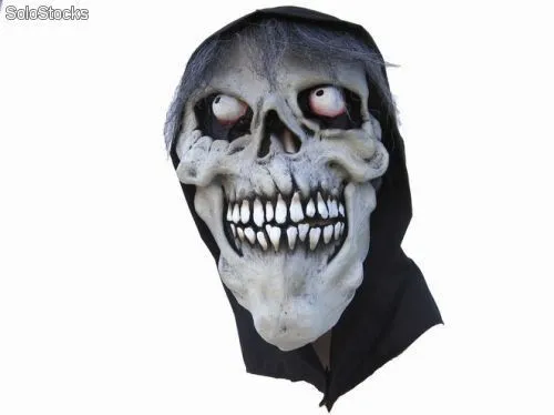 Máscara calavera con capucha Halloween al por mayor