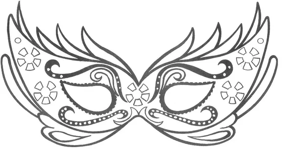 Mascara De Carnaval image - vector clip art online, royalty free ...