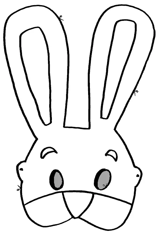 Dibujos de mascaras para imprimir de conejos - Imagui