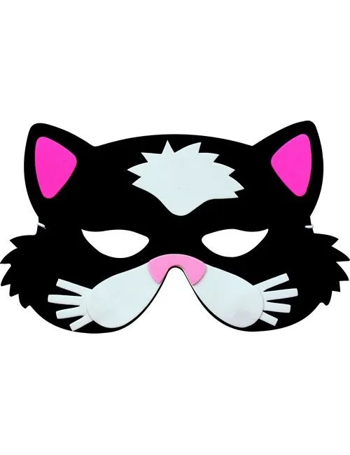 Máscara de gato niño