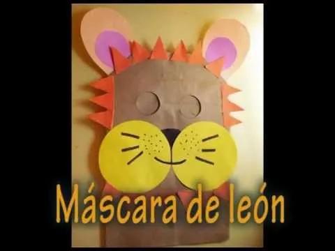 Cómo hacer una máscara de león. Disfraces caseros de carnaval ...