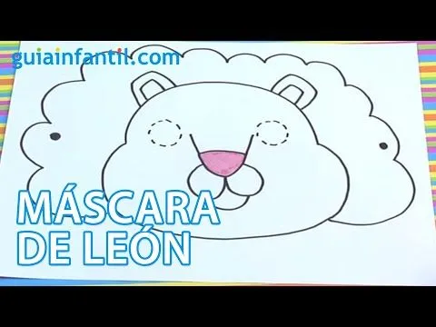 Cómo hacer una máscara de león - YouTube