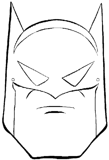Imprimir mascara de batman - Imagui