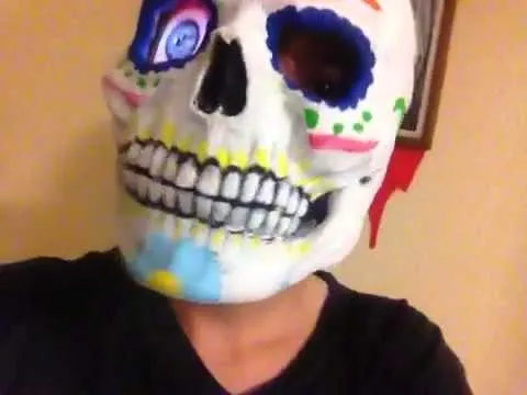 Máscara de Día de Muertos - YouTube
