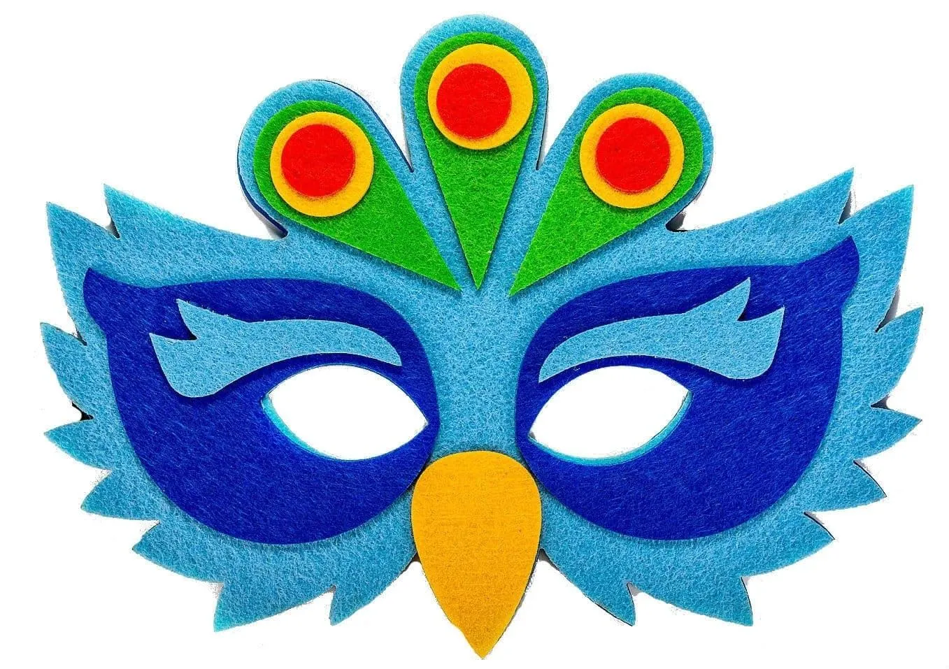 Máscara de pájaros para impriimir - Colorear dibujos infantiles