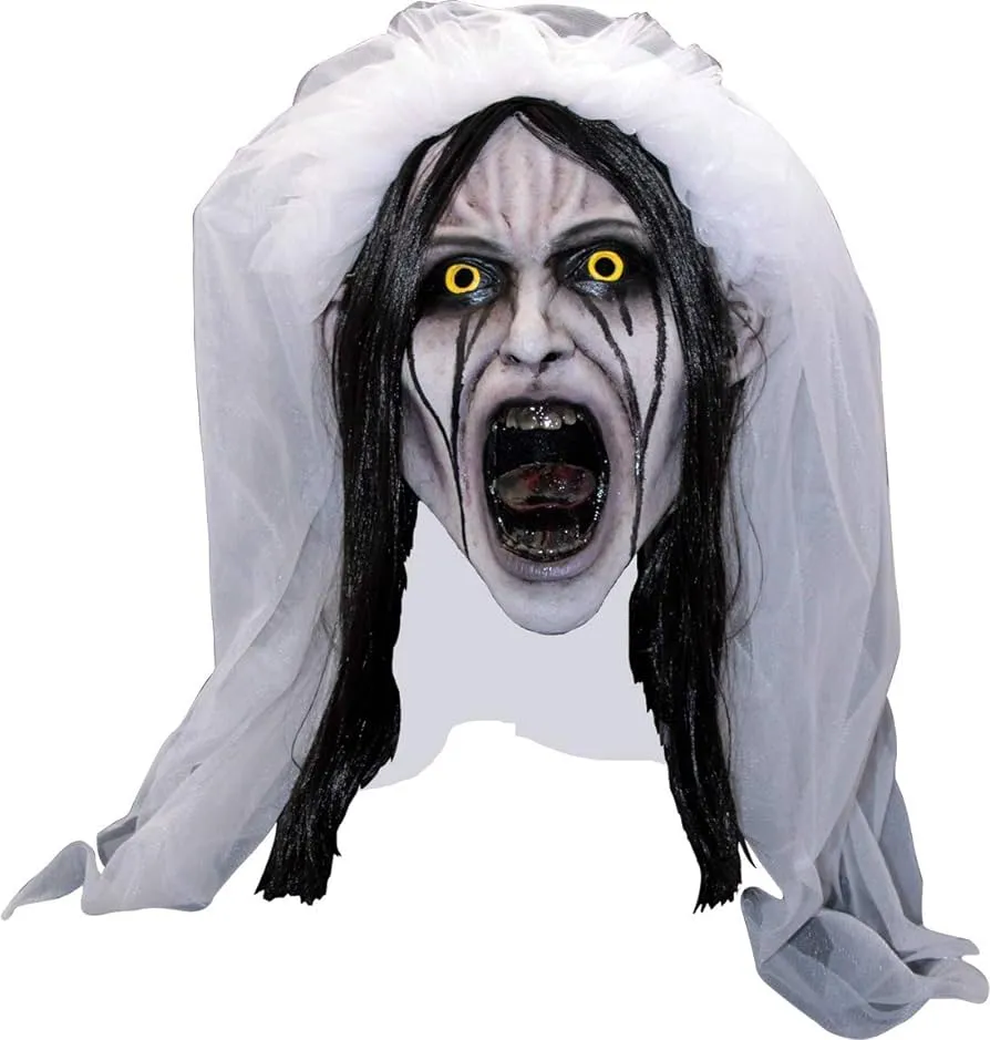 Máscara de Película de Terror de La Maldición de la Llorona, Disfraz de  Mujer Fantasma Ideal para Halloween y Fiestas de Disfraces : Amazon.com.mx:  Juguetes y Juegos
