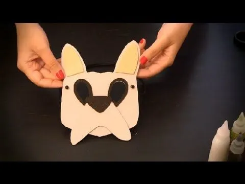 Como hacer mascaras de perro en fomy - Imagui