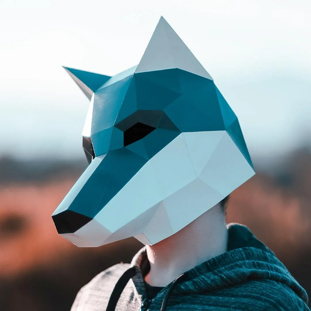 Máscara de Perro para Imprimir con Papel | Plantillas PDF