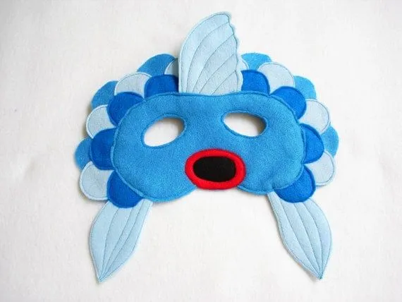Como hacer una mascara de un pez - Imagui