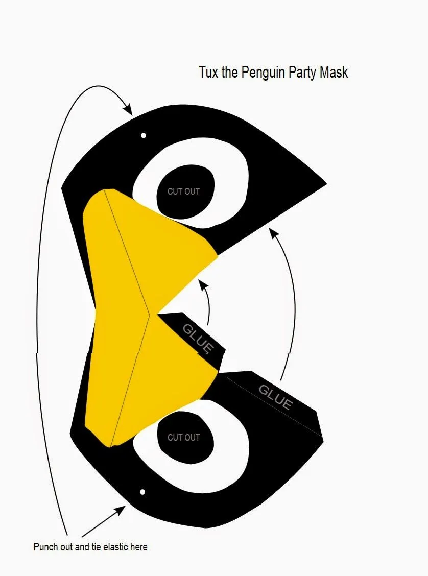 máscara de pingüino | Máscaras de Carnaval