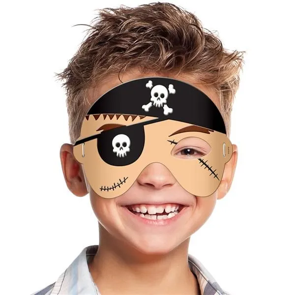 Máscara Pirata Goma Eva para cumpleaños de niños http://www ...