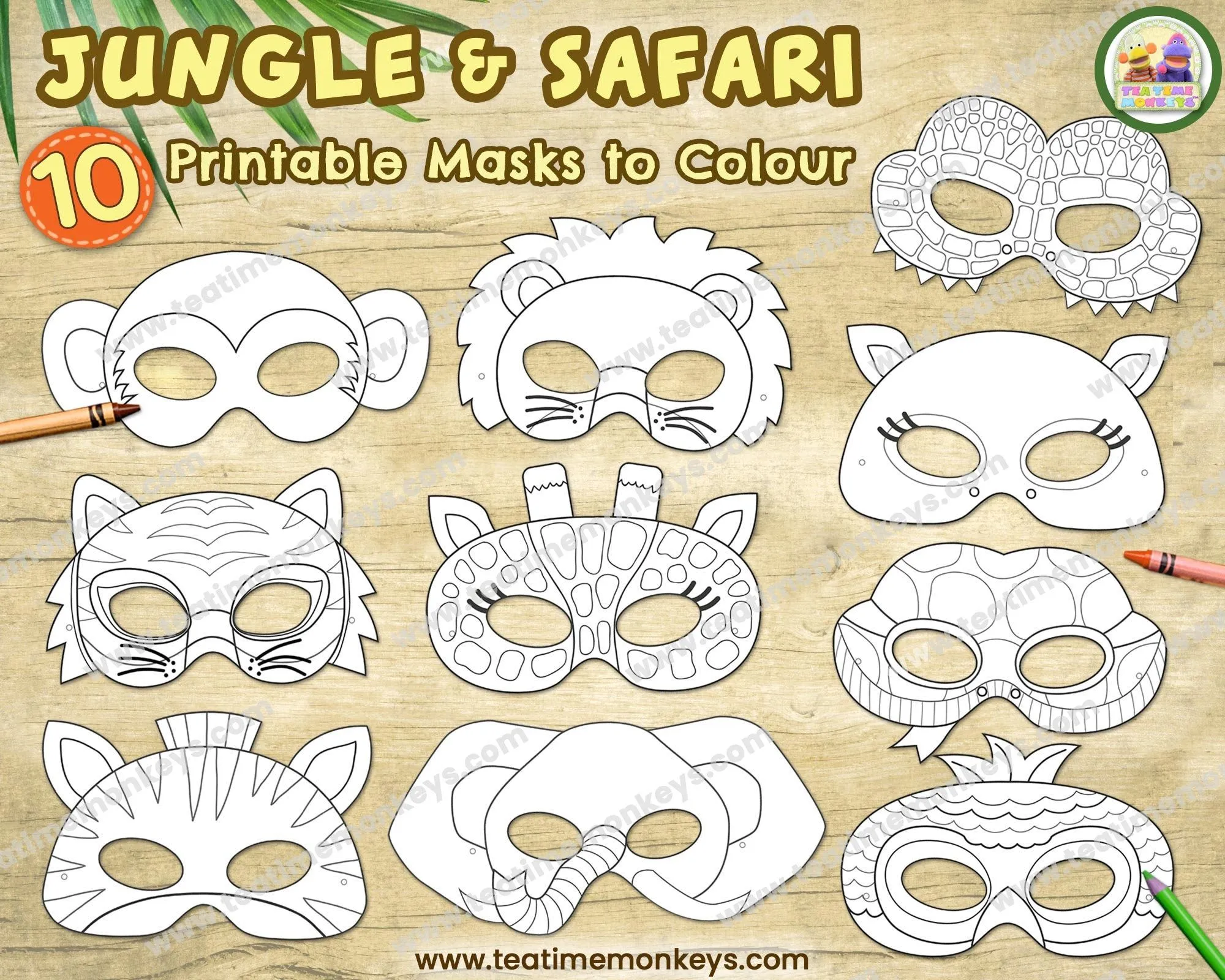 Máscara de safari - Etsy México