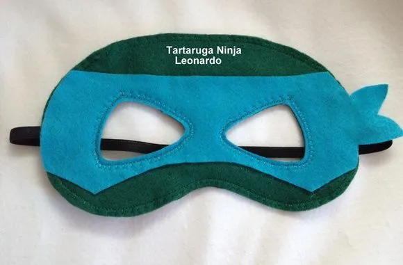 Mascara Tartaruga Ninja | Feltro, Mascaras y Ninjas