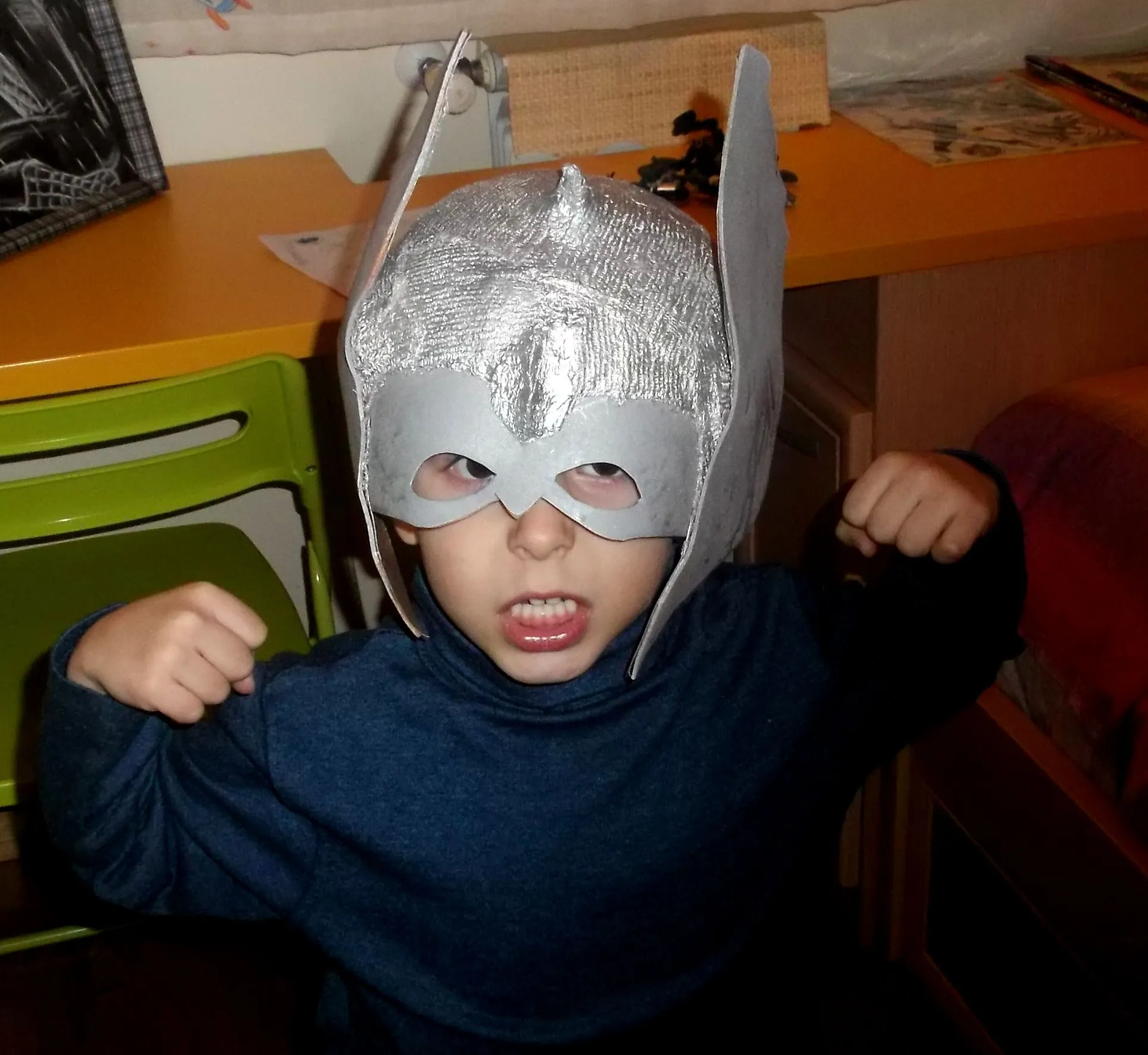 Mascara de Thor para carnaval – EL ESTUDIO DE CRIS