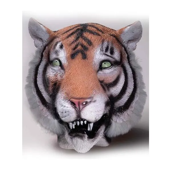 Máscara de tigre deluxe: comprar online en Funidelia.