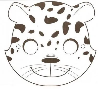 Mascara de tigre para niños - Imagui