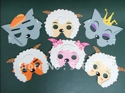 Mascaras de animales con foamy - Imagui