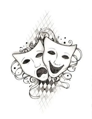 Dibujos de máscaras de carnaval para imprimir