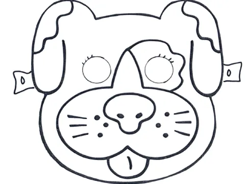 Coloreo mascara de perro - Imagui