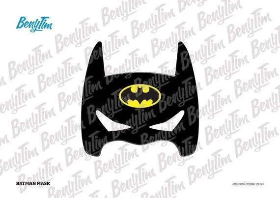 Mascaras imprimibles de ciudad gotica en pdf Batman por BenyTim