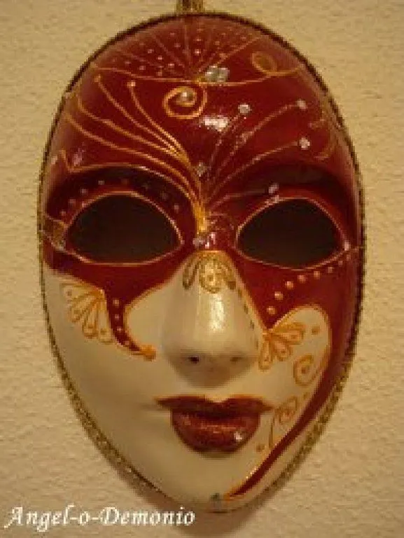 Mascaras de yeso de carnaval - Imagui