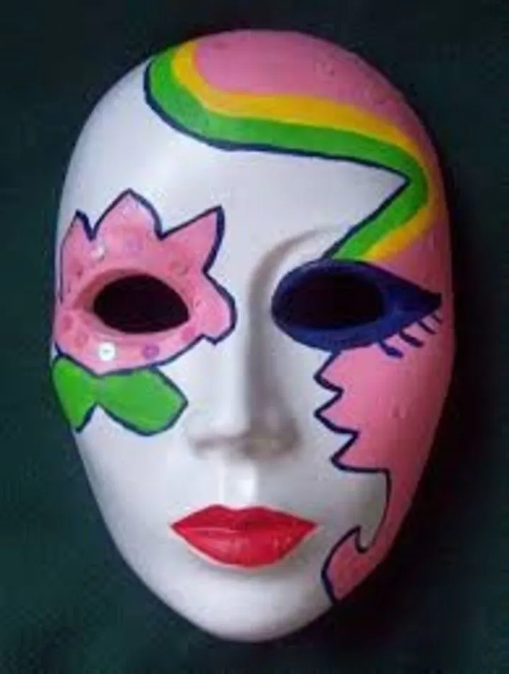 Cómo hacer máscaras de yeso creativas y fáciles