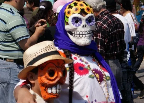 Mascaras Yeso para el Dia de Muertos | Manualidades ...