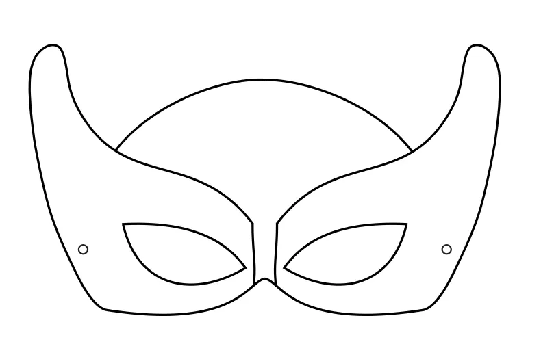 Mask Templates on Pinterest | Mask Template, Masquerade Masks and ...