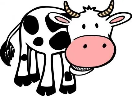 Masticación De La Vaca-Vector Clip Art-vector Libre Descarga Gratuita