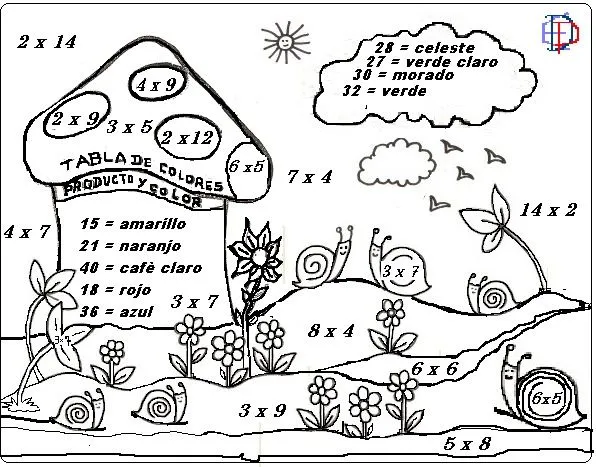 Matemática Entretenida EDP: LÁMINAS PARA PINTAR