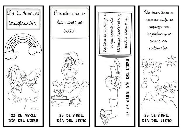 Material didáctico del Día del Libro para niños | DIA DEL LIBRO ...