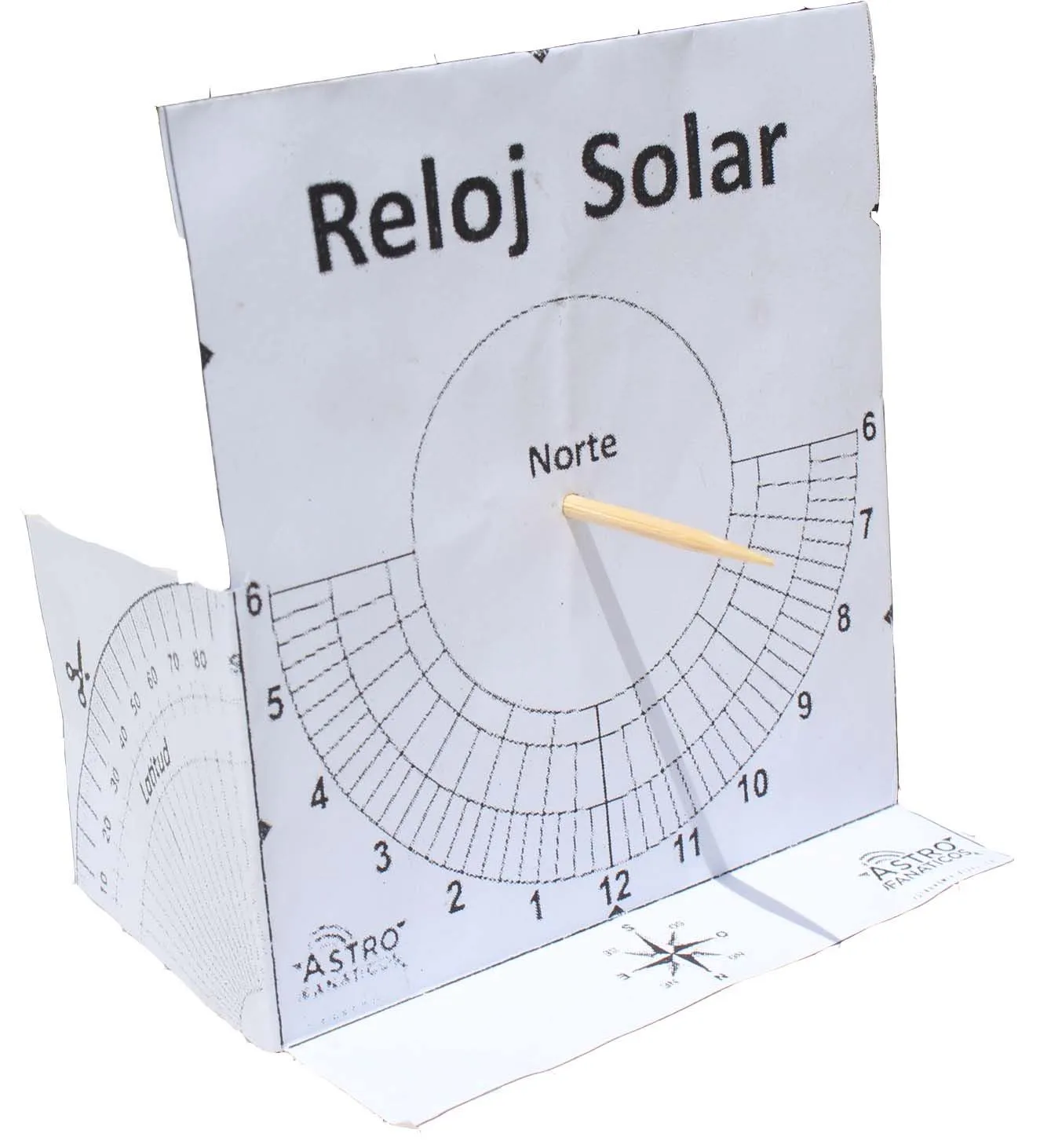 Material didáctico: Reloj Solar Universal. – Astrofanáticos