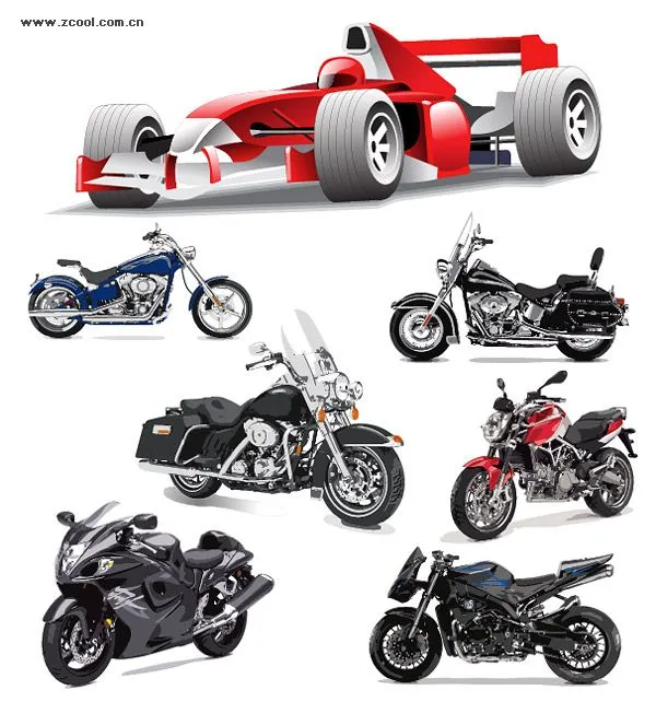 Material de vectores de coche deportivo moto velocidad; de ...