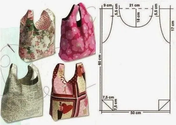 Materiales gráficos Gaby: Costuras : Bolsos moldes