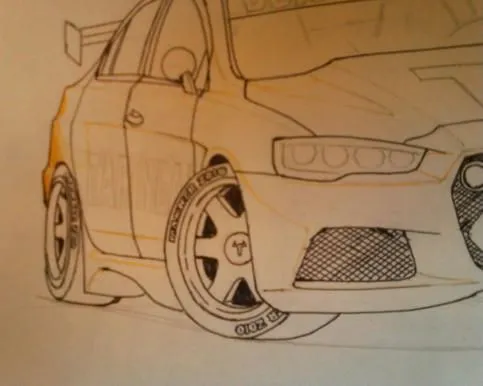 Max KCR Motorblog: [Tutorial] dibujando autos a mano - parte III ...