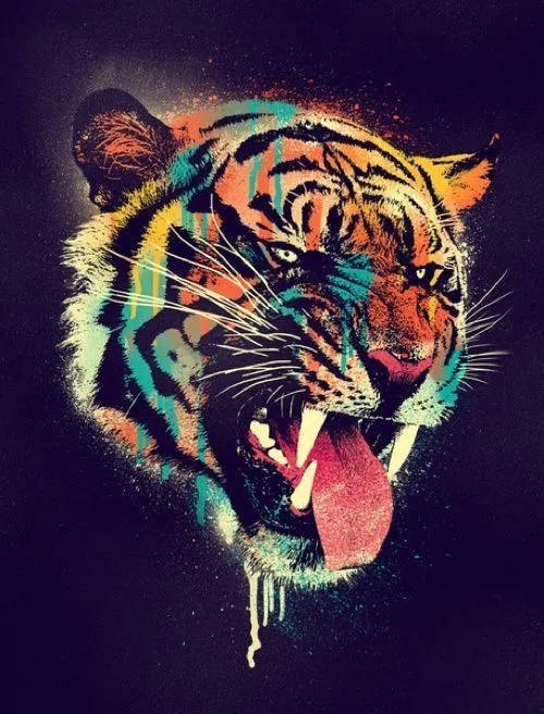 May not know much about art but I know what I like • 1 tigre ...
