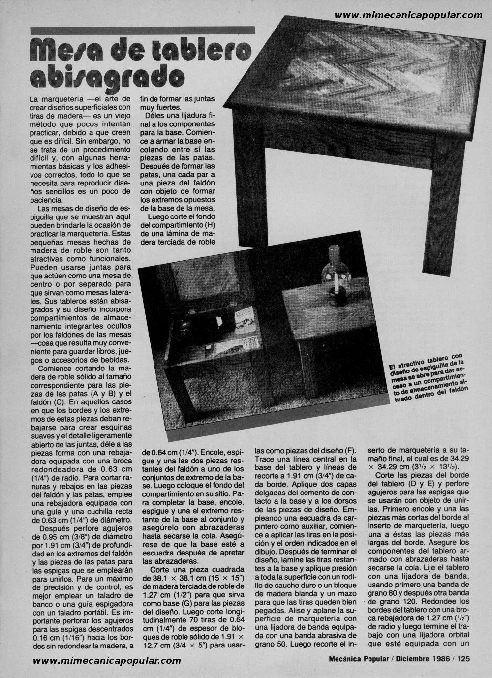 Mi Mecánica Popular - img30/7 muebles para hacer diciembre 1986 0003g.jpeg