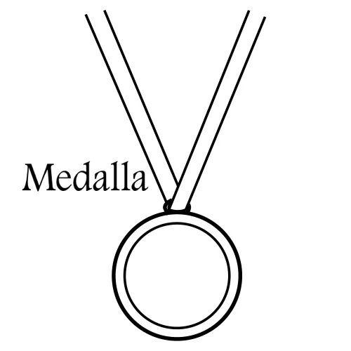 Medallas para colorear e imprimir - Imagui