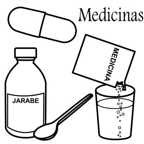 Instrumentos de medicina para colorear - Imagui