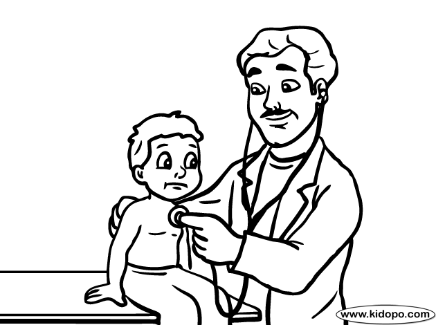 Día del médico para pintar | Colorear imágenes Día del médico para pintar | Colorear imágenes