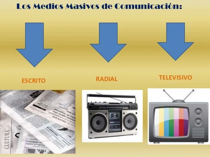 LOS MEDIOS MASIVOS DE COMUNICACION