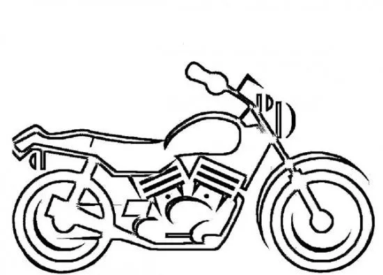 Dibujo moto facil - Imagui