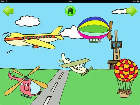 Medio de transporte aereo para niños - Imagui