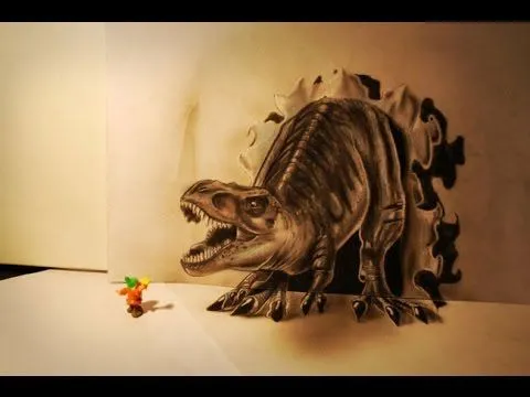 Los mejores dibujos a lápiz en 3D. - YouTube