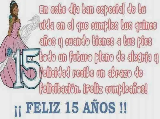 Mejores palabras para decir en una fiesta de 15 años | Frases de ...