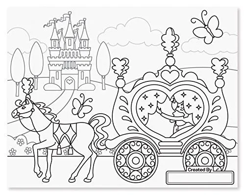 Melissa & Doug - Bloc gigante para colorear con princesas y hadas ...