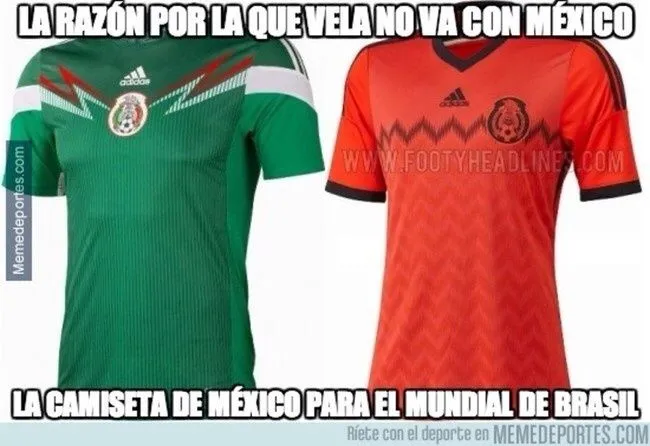 Memes y burlas de la nueva camiseta de la selección mexicana