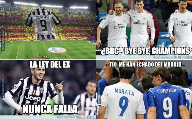 Los memes del Real Madrid - Juventus de Champions League