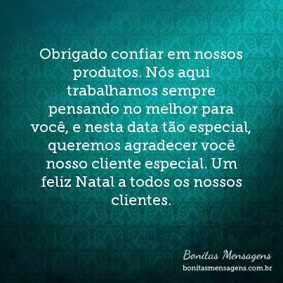 Mensagens de Natal de agradecimento para clientes: Frases de feliz ... Mensagens de Natal de agradecimento para clientes: Frases de feliz ...