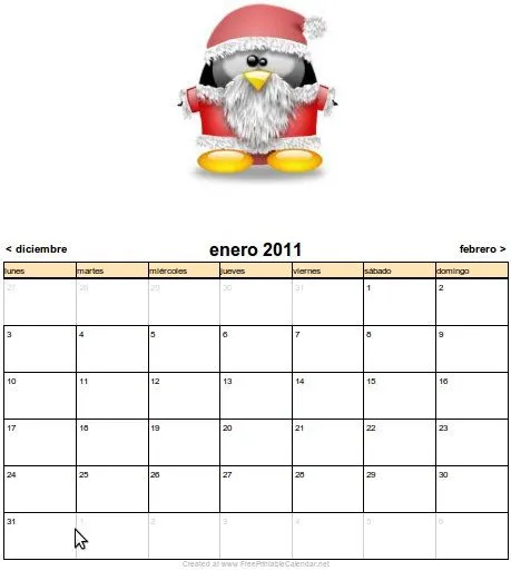 Calendarios por meses para imprimir - Imagui